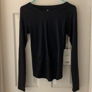 Long sleeve yoga 90 degree top